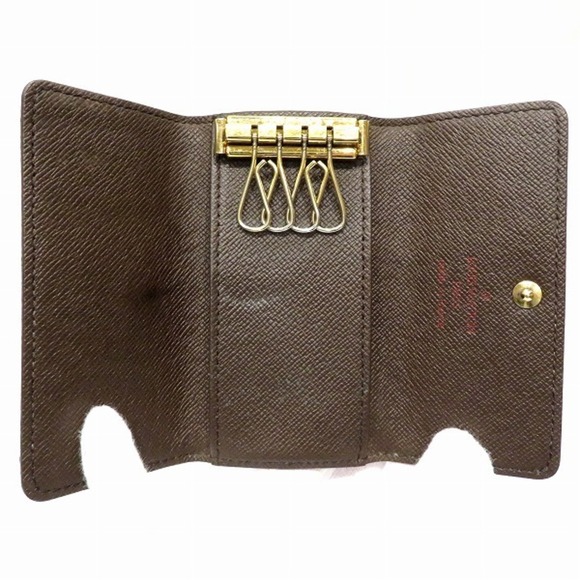 Louis Vuitton Damier Multicle 4 N62631 Row Brand Accessory Key Case Unisex - Picture 2 of 9